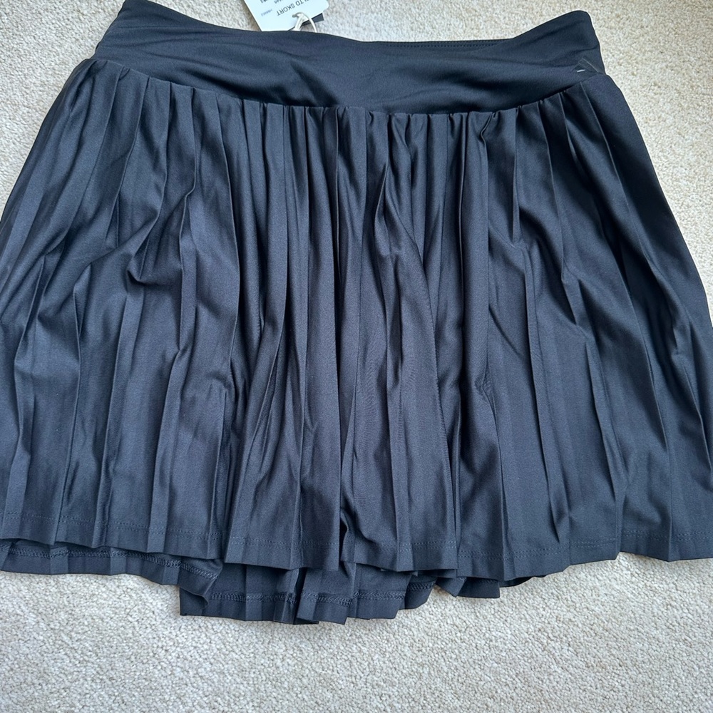 Adidas Pleated Black Skort